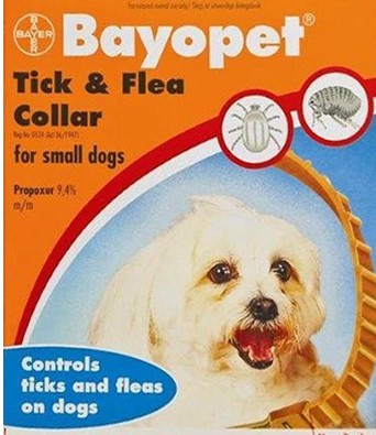 Collare antipulci e antizecche Bayopet