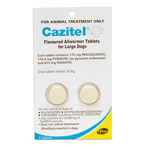 Cazitel: vermifugo aromatizzato per cani