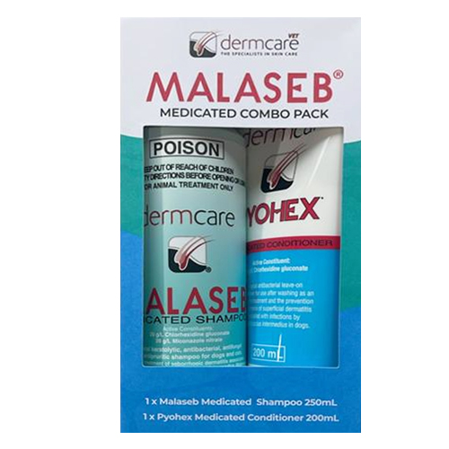Dermcare Malaseb & Pyohex Combo per cani e gatti