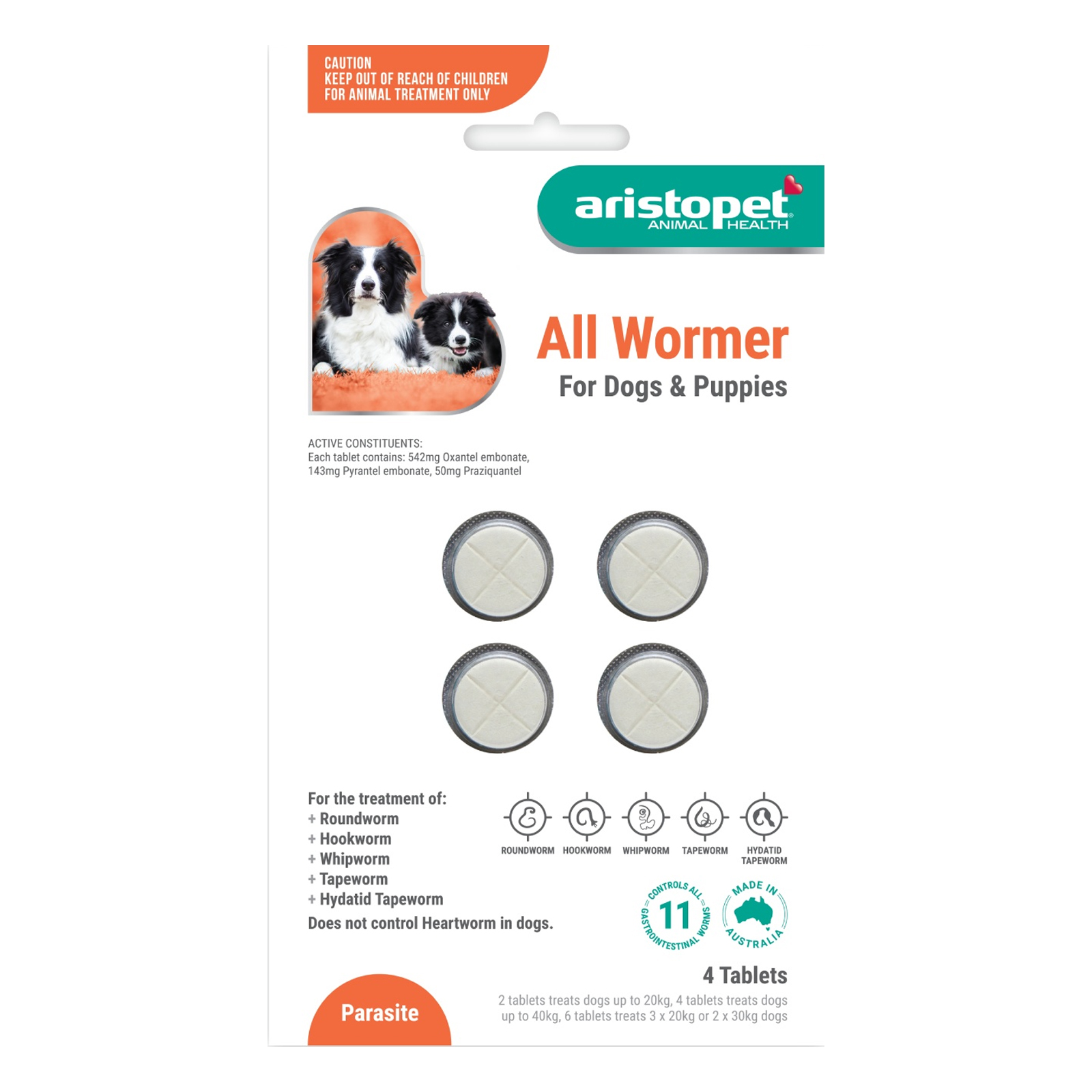 Aristopet Allwormers per cani