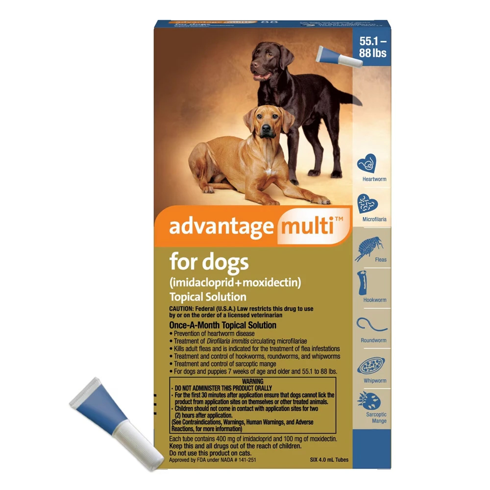 Advantage Multi (Advocate) Extra Large Dogs 55.1-88 lbs (Blue)