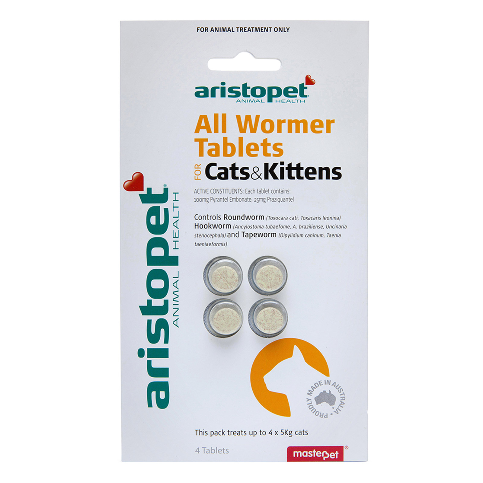 Aristopet All Wormer Tablets For Cats/Kittens