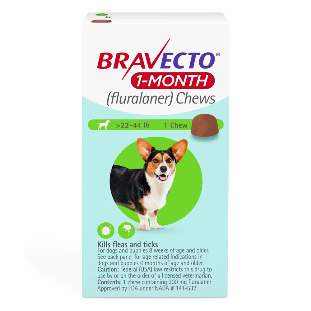 Bravecto masticabile da 1 mese per cani