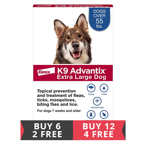 K9 Advantix Extra Large Dogs over 55 lbs (Blue)