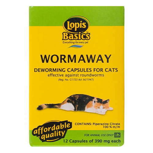 Lopis Basics Worm Away: capsule vermifughe per gatti