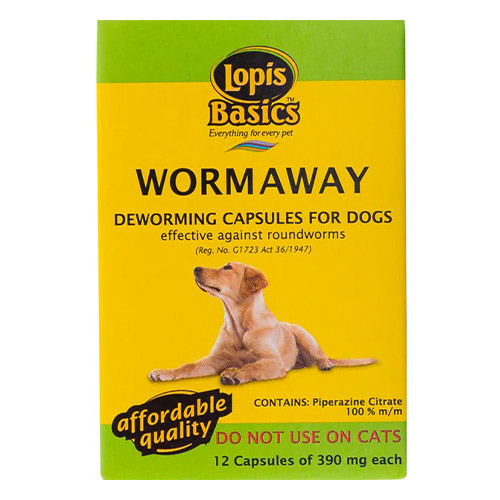 Lopis Basics Worm Away: capsule vermifughe per cani