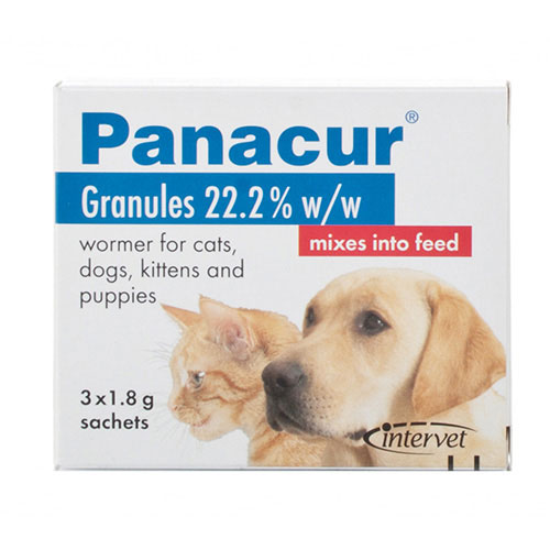 Panacur - Granuli vermifughi per cani