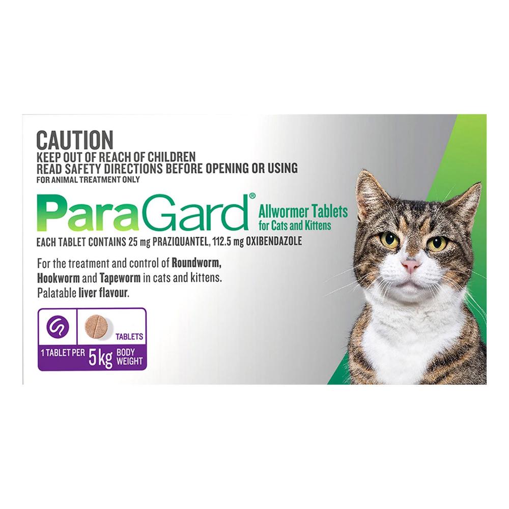 Paragard, vermifugo per gatti