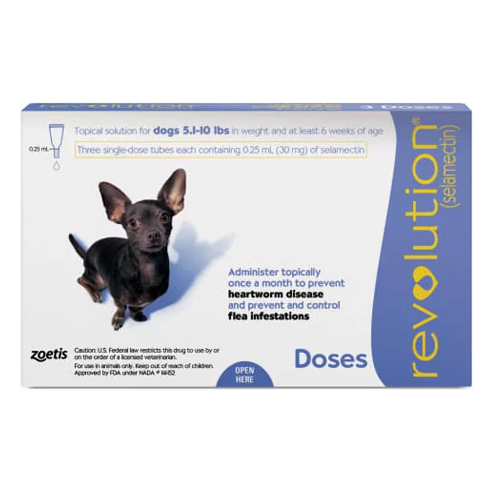 Revolution Very Small Dogs 5.1-10 lbs (Purple)