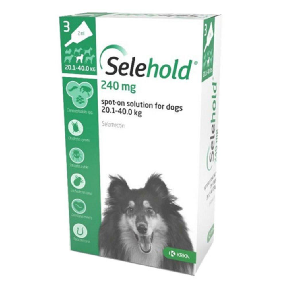 Selehold (Revolution generico) per cani