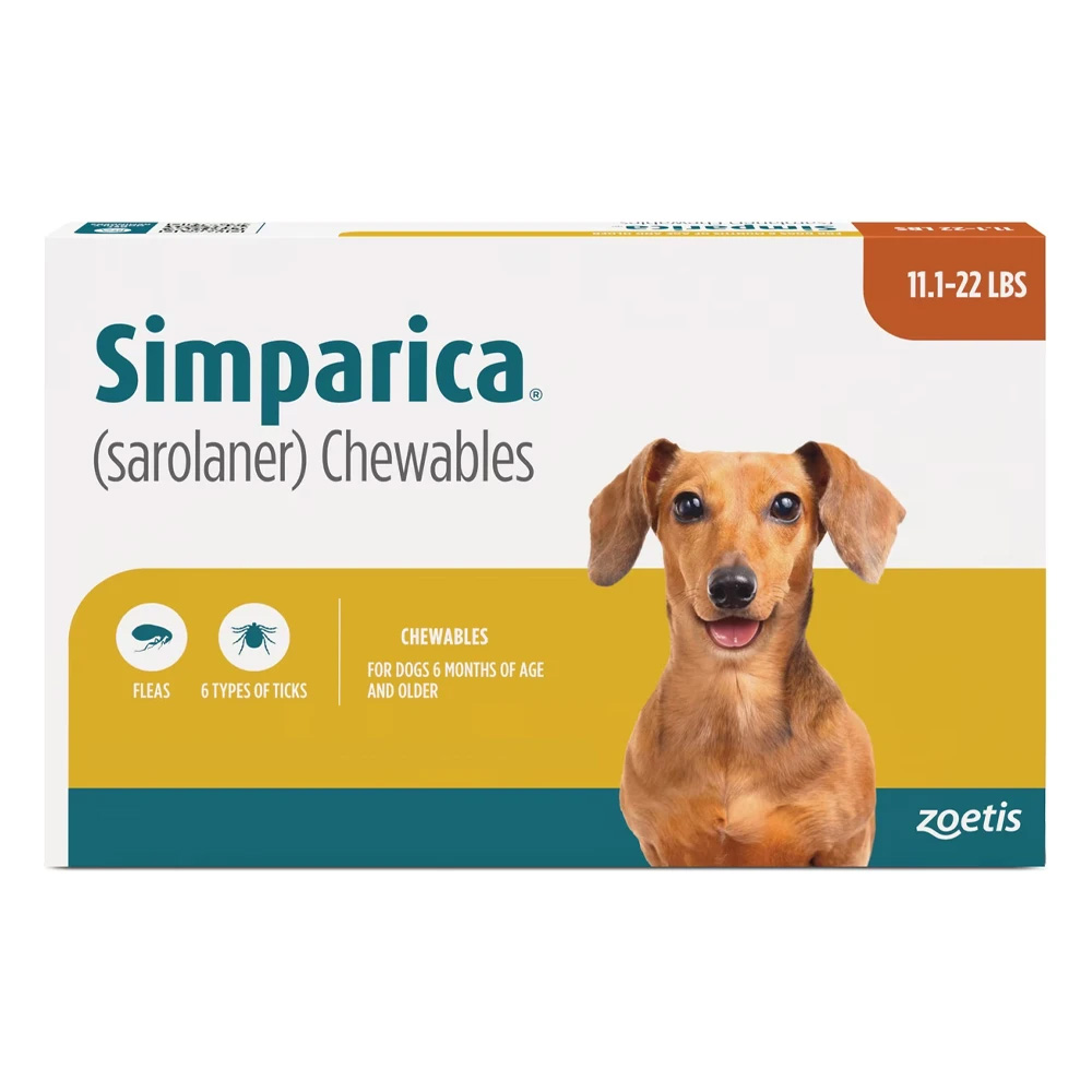 Simparica: compresse masticabili contro pulci e zecche per cani