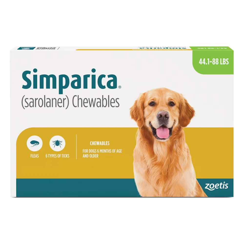Simparica: compresse masticabili contro pulci e zecche per cani
