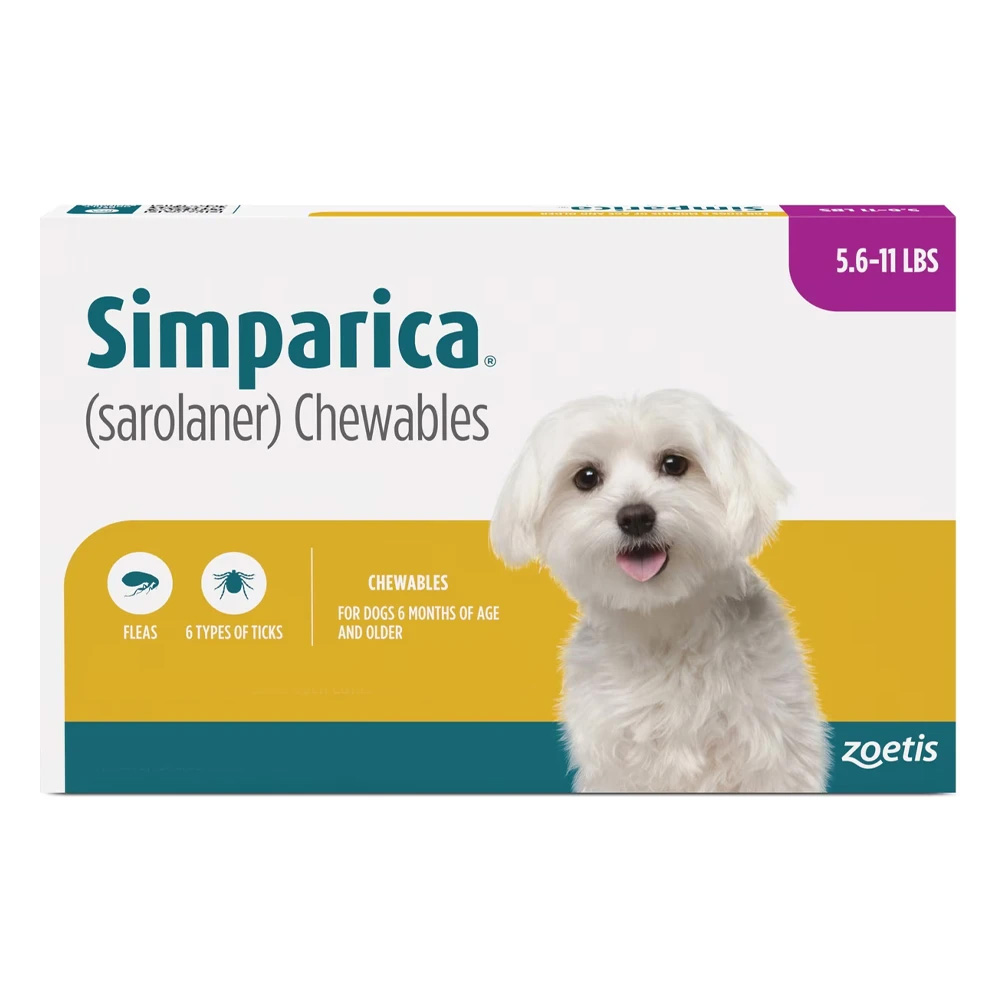 Simparica: compresse masticabili contro pulci e zecche per cani