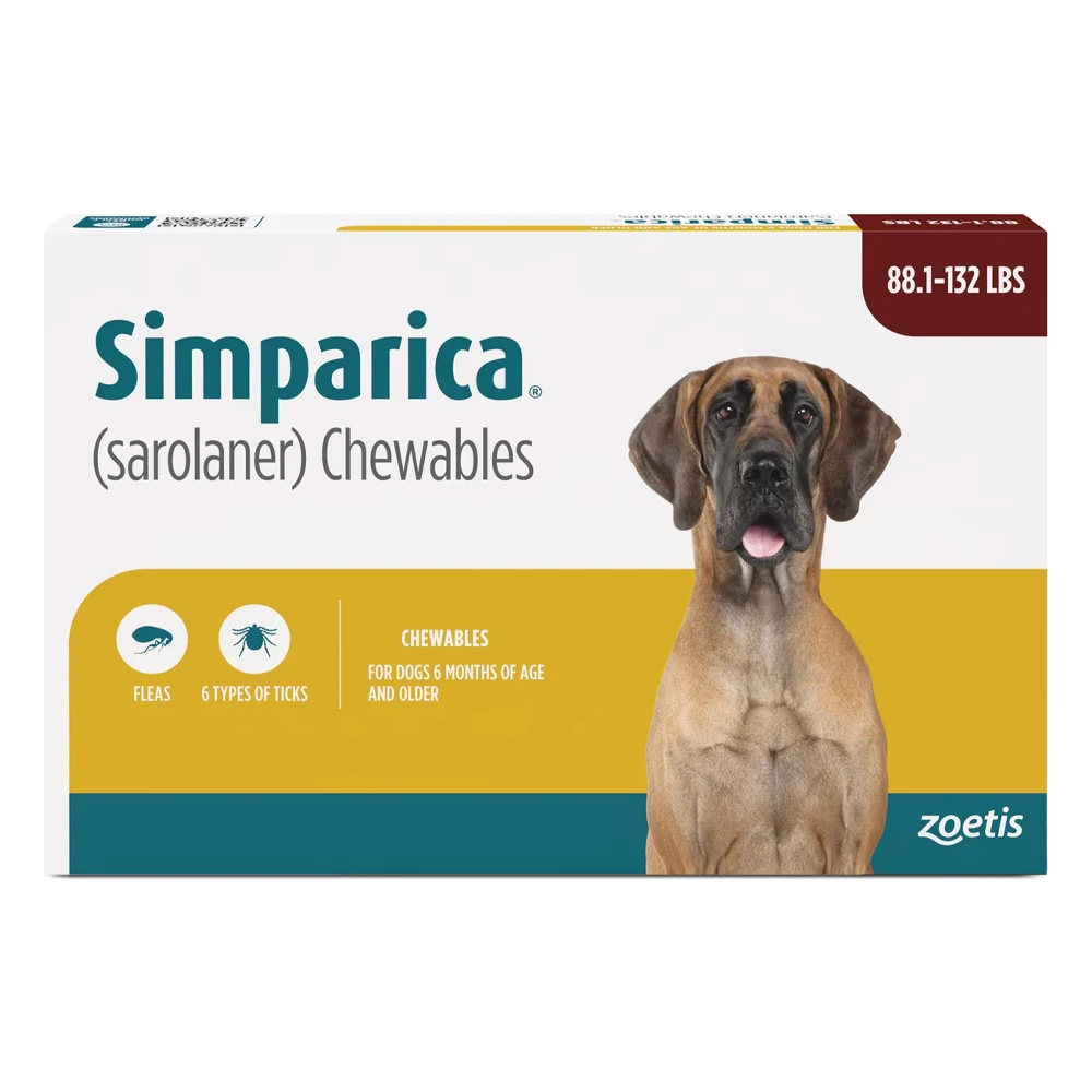 Simparica: compresse masticabili contro pulci e zecche per cani