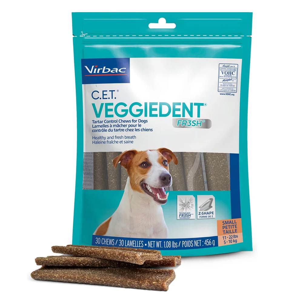 VeggieDent Dental Chews for Small Dogs